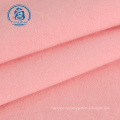 tela rosa cepillada de poliéster y algodón polar con capucha
